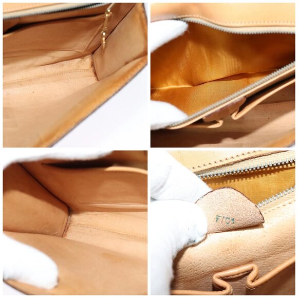 CELINE Macadam Canvas Shoulder Bag PVC Brown Gold Auth - Picture 15 of 16